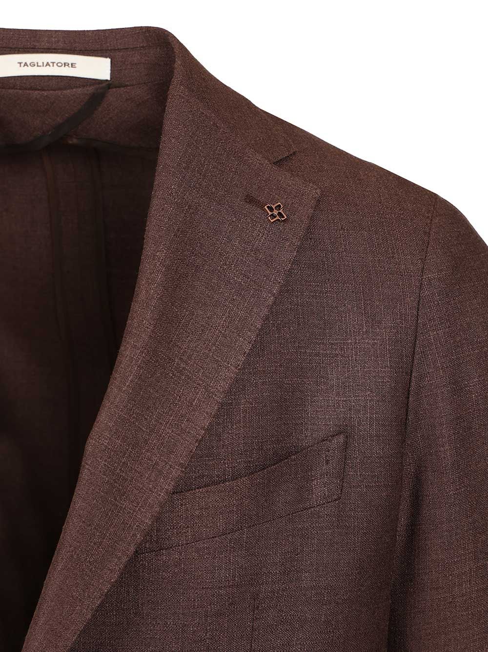"Montecarlo" jacket in wool and silk 1SMC22KB30001M3272 (TAGLIATORE / ブレザー・ジャケット ) | TAGLIATORE (タリアトーレ)(3)