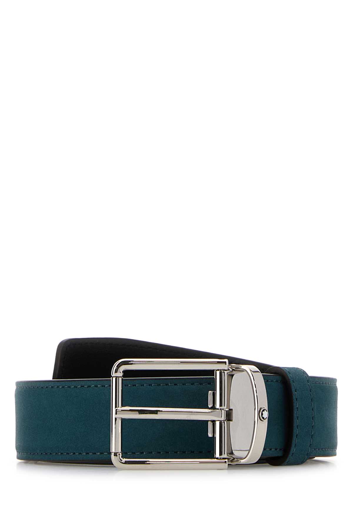 Air Force blue suede reversible belt 221005000 (MONTBLANC / ベルト・サスペンダー ) | MONTBLANC (モンブラン)