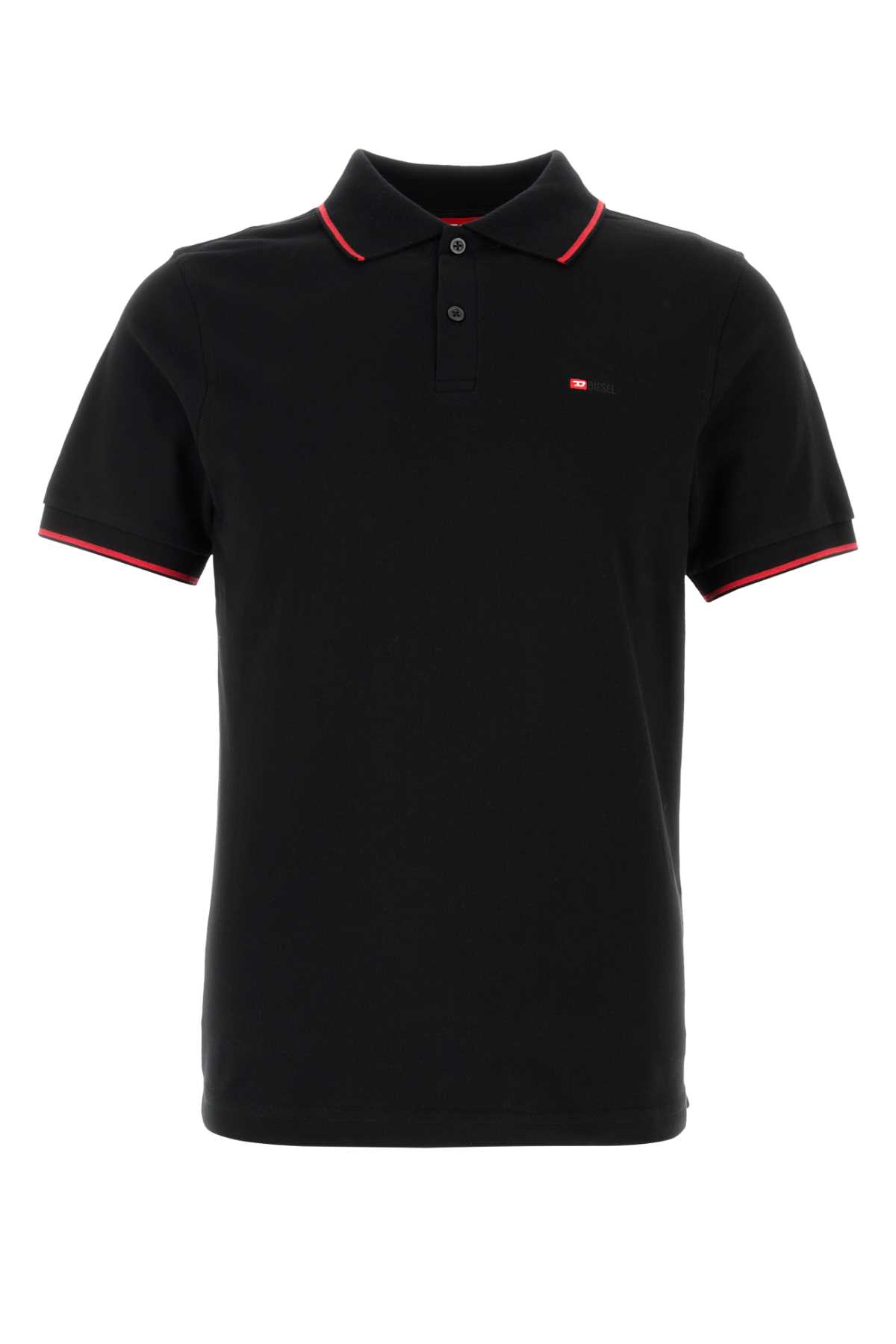 Black piquet polo shirt A150330JMAD9XX (Diesel / ポロシャツ ) | Diesel (ディーゼル)