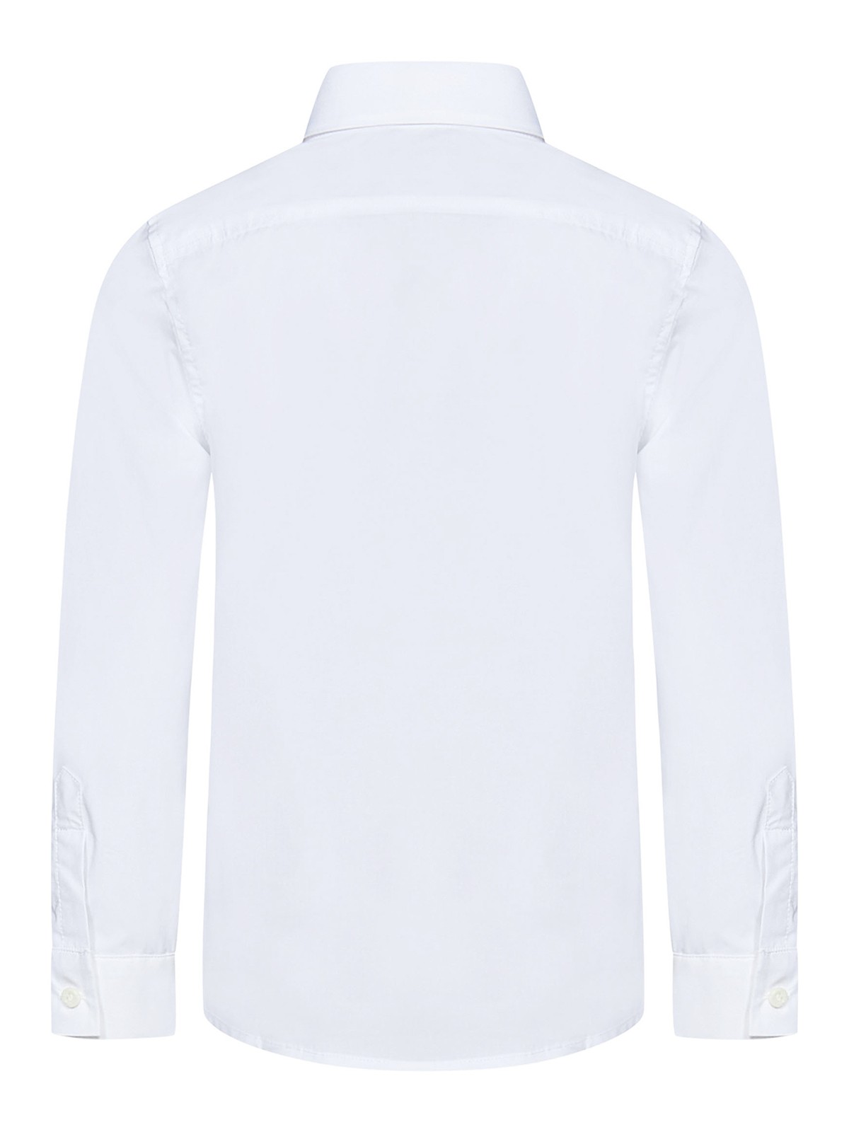 White cotton shirt for boys DQ1177D007DDQ100 (Dsquared2 / シャツ・ブラウス ) | Dsquared2 (ディースクエアード)(1)