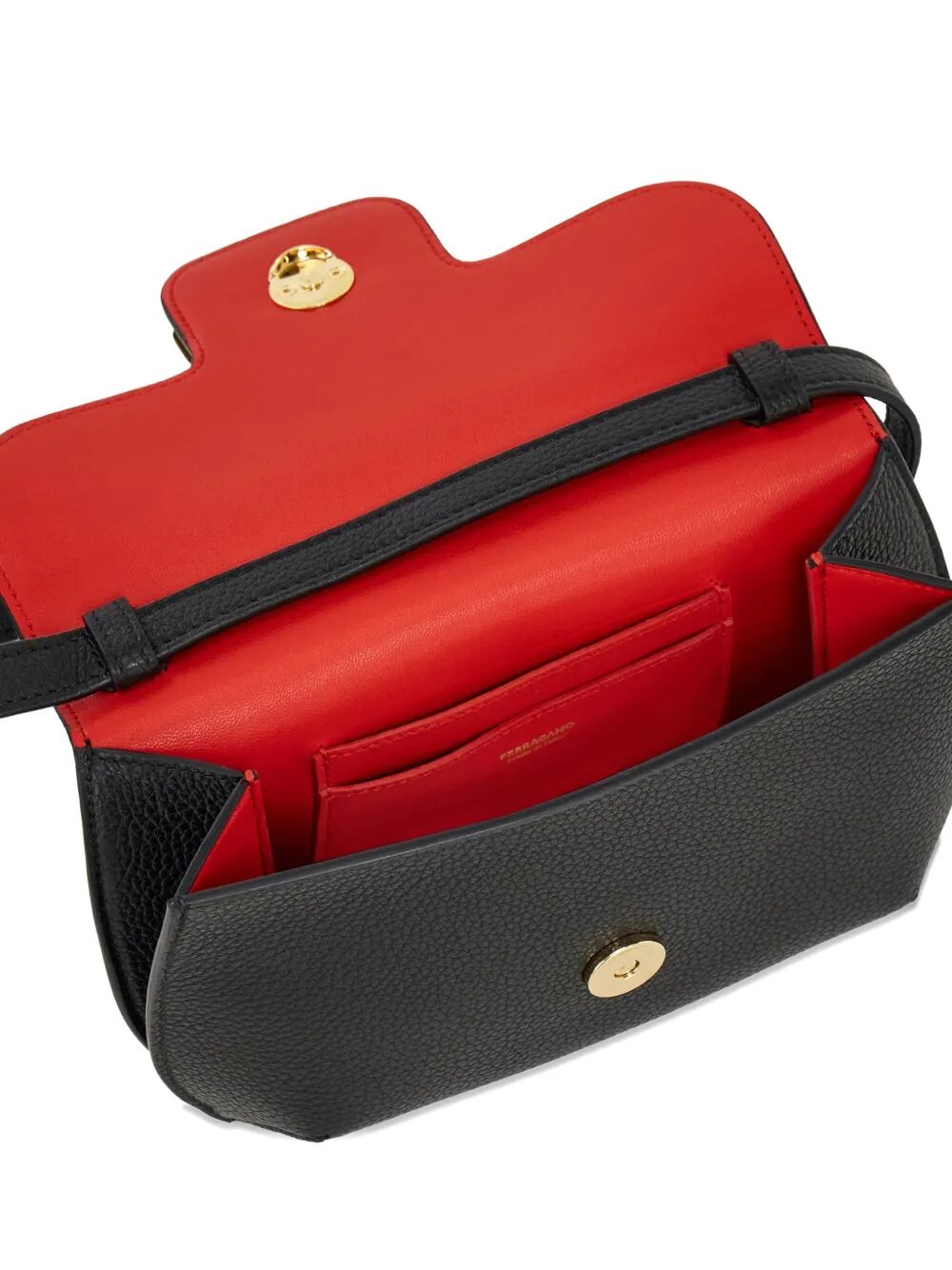 MINI BAG DOUBLE GANCINI 2210940789848NEROFLAME (FERRAGAMO / ハンドバッグ・ショルダーバッグ ) | FERRAGAMO (フェラガモ)(1)