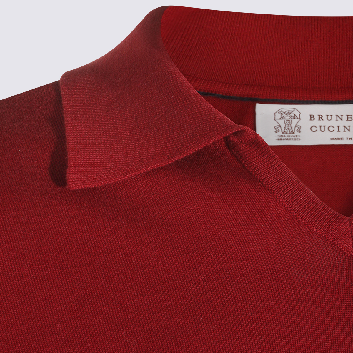 Brunello Cucinelli T-shirts and Polos Red M29800145CDE54 (Brunello Cucinelli / ポロシャツ ) | Brunello Cucinelli (ブルネロ・クチネリ)(3)
