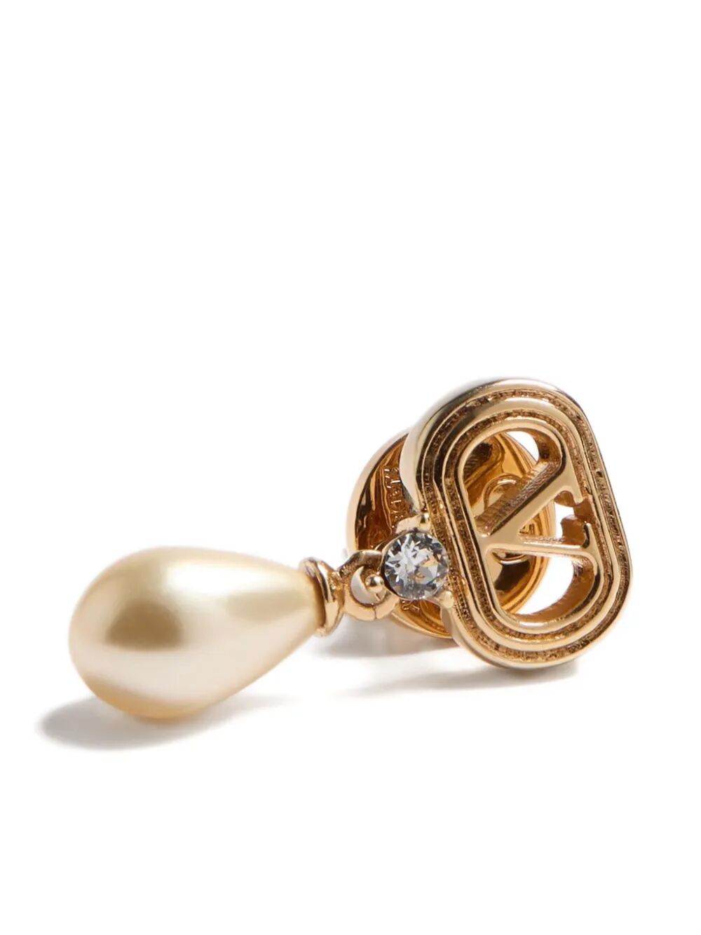 OVAL EARRINGS IN METAL, PEARLS AND SWAROVSKY® CRYSTALS WJ0BG8QVSBUJ (Valentino Garavani / ピアス・イヤリング ) | Valentino Garavani (ヴァレンティノ)(1)