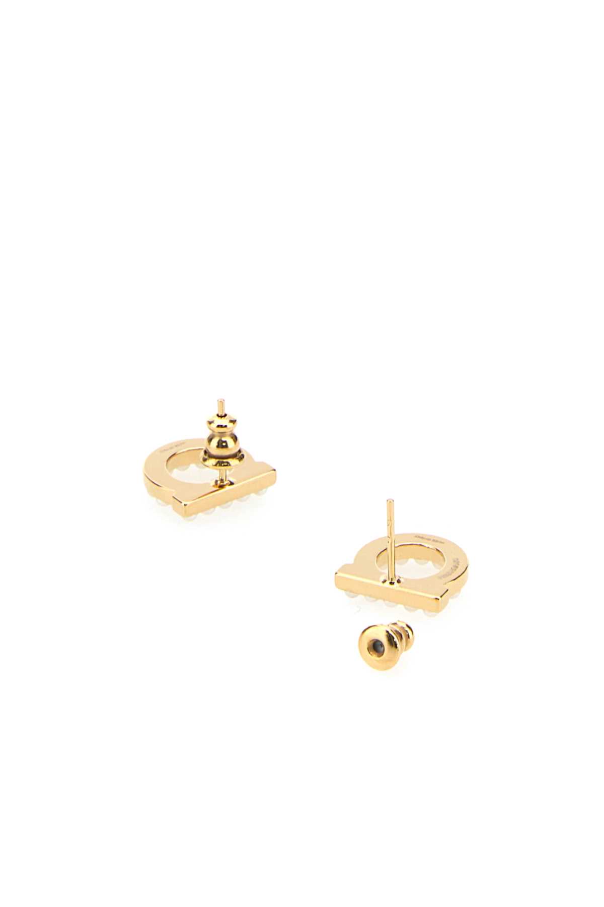 Gold metal Gancini earrings 760125696581CREAMORO (FERRAGAMO / ピアス・イヤリング ) | FERRAGAMO (フェラガモ)(2)