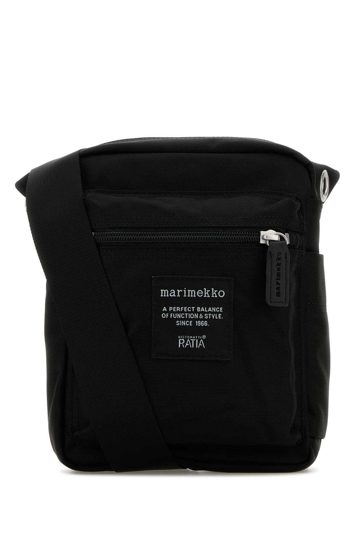 Black canvas Cash & Carry crossbody bag 092517999 (marimekko / ハンドバッグ・ショルダーバッグ ) | marimekko (マリメッコ)