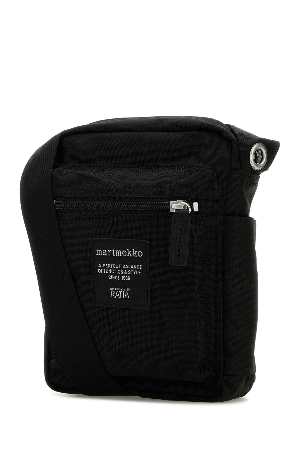 Black canvas Cash & Carry crossbody bag 092517999 (marimekko / ハンドバッグ・ショルダーバッグ ) | marimekko (マリメッコ)(1)