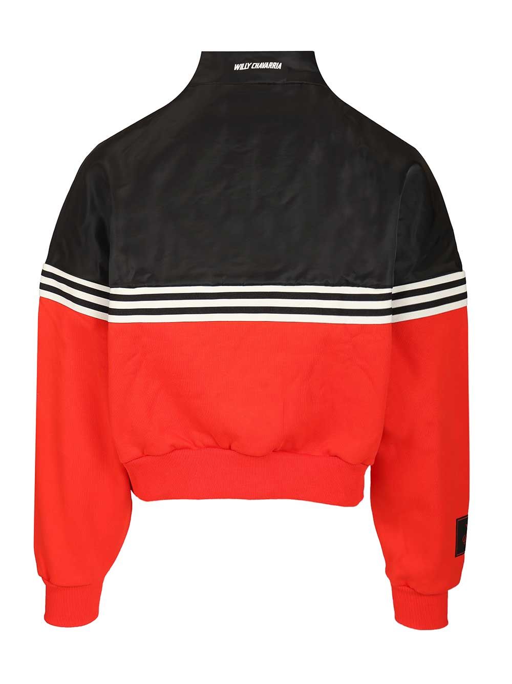 Gomez zip-up sweatshirt KD9360BLACKRED (adidas Originals / スウェット・フーディー ) | adidas Originals (アディダス オリジナルス)(1)