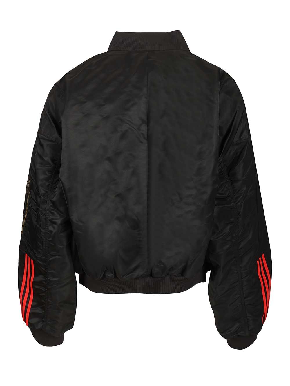Satin bomber jacket KD9361BLACK (adidas Originals / カジュアルジャケット ) | adidas Originals (アディダス オリジナルス)(1)