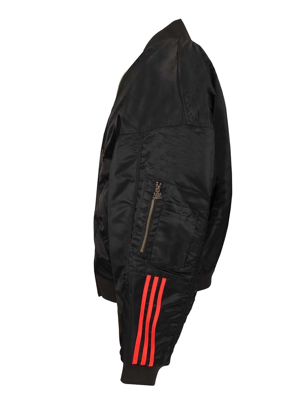 Satin bomber jacket KD9361BLACK (adidas Originals / カジュアルジャケット ) | adidas Originals (アディダス オリジナルス)(2)