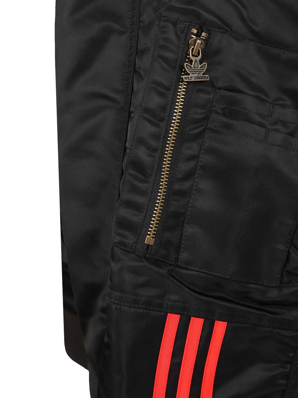 Satin bomber jacket KD9361BLACK (adidas Originals / カジュアルジャケット ) | adidas Originals (アディダス オリジナルス)(4)