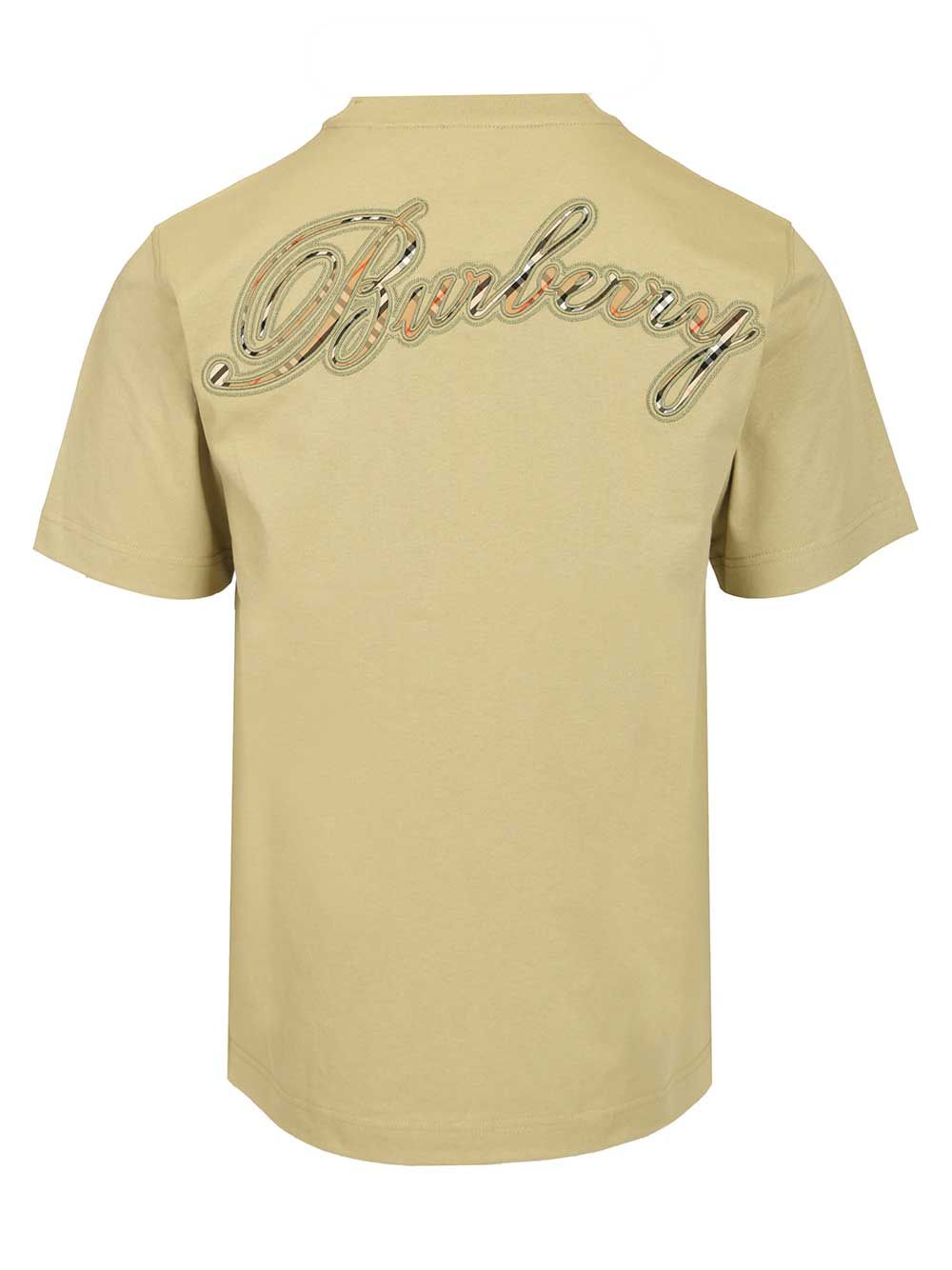 T-shirt with embroidered Burberry logo 8119081C4201 (Burberry / Tシャツ・カットソー ) | Burberry (バーバリー)(1)