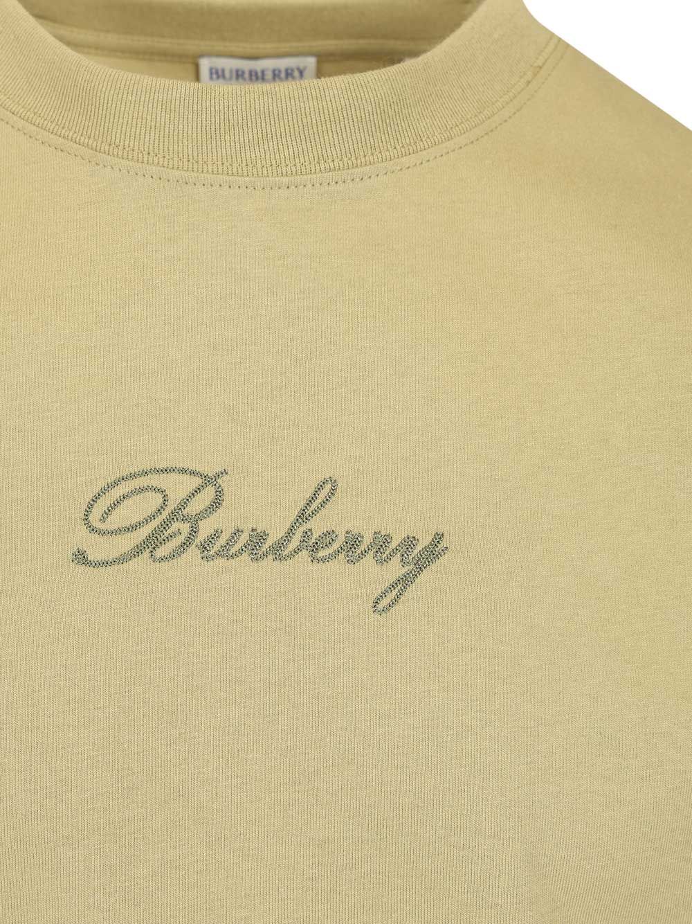 T-shirt with embroidered Burberry logo 8119081C4201 (Burberry / Tシャツ・カットソー ) | Burberry (バーバリー)(2)