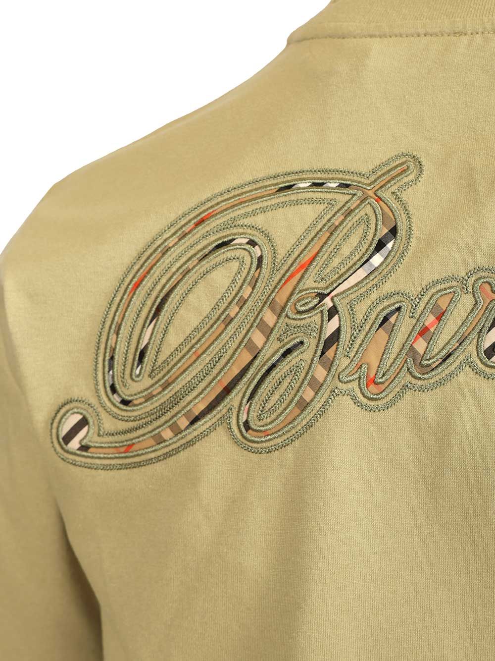 T-shirt with embroidered Burberry logo 8119081C4201 (Burberry / Tシャツ・カットソー ) | Burberry (バーバリー)(3)