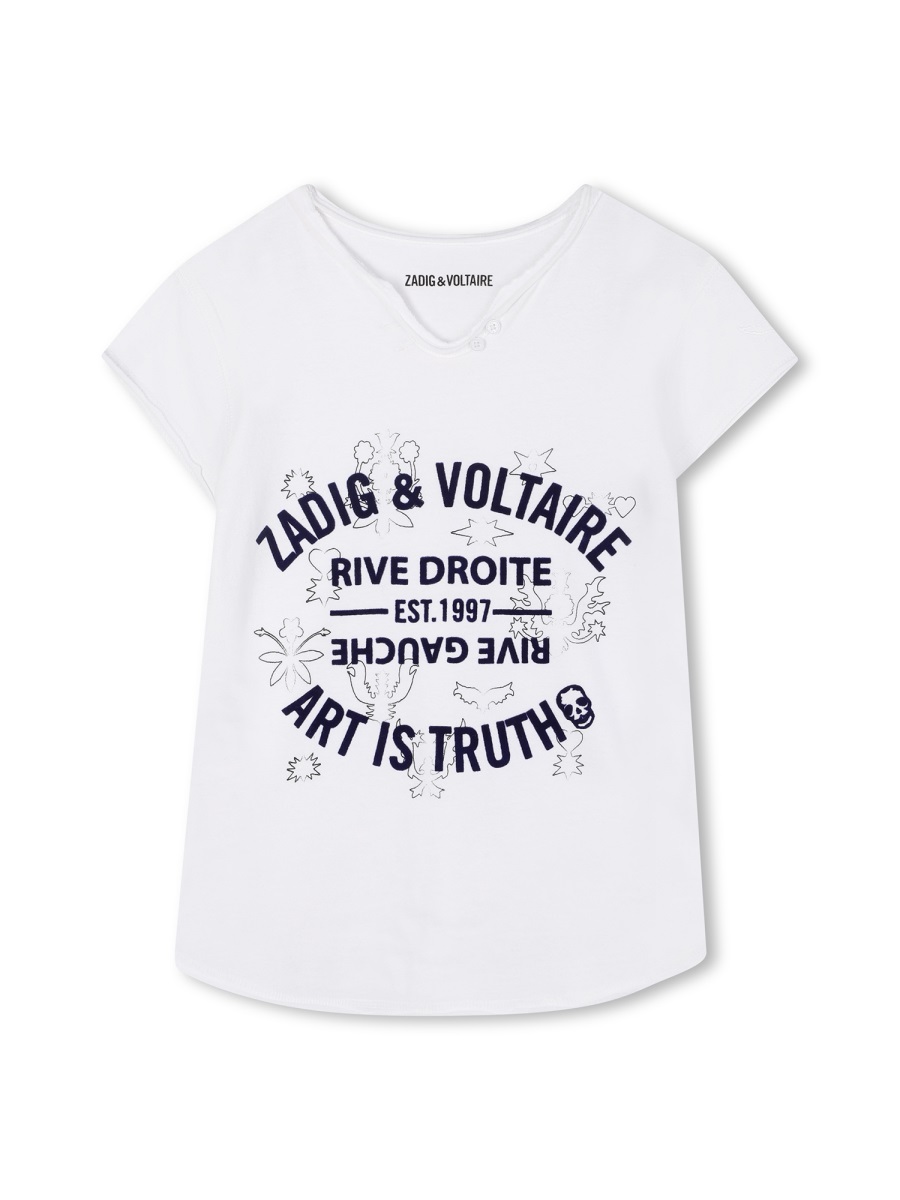 T-SHIRT WITH LOGO X60463K10P (ZADIG & VOLTAIRE / Tシャツ・カットソー ) | ZADIG & VOLTAIRE (ザディグ エ ヴォルテール)