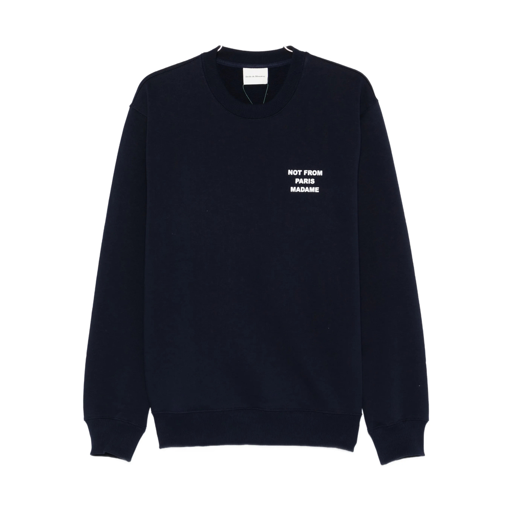 Sweatshirt Drole De Monsieur PERMSW149CO127NAVY (Drôle De Monsieur / スウェット・フーディー ) | Drôle De Monsieur (ドロールドムッシュ)