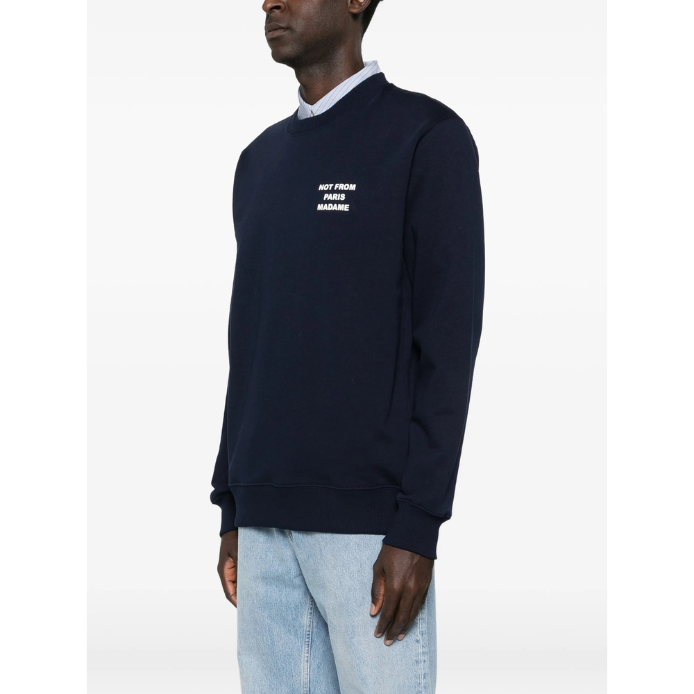 Sweatshirt Drole De Monsieur PERMSW149CO127NAVY (Drôle De Monsieur / スウェット・フーディー ) | Drôle De Monsieur (ドロールドムッシュ)(1)