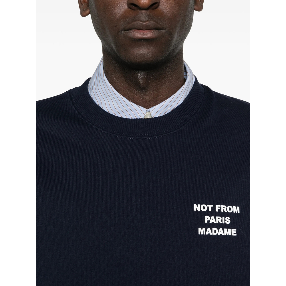 Sweatshirt Drole De Monsieur PERMSW149CO127NAVY (Drôle De Monsieur / スウェット・フーディー ) | Drôle De Monsieur (ドロールドムッシュ)(2)