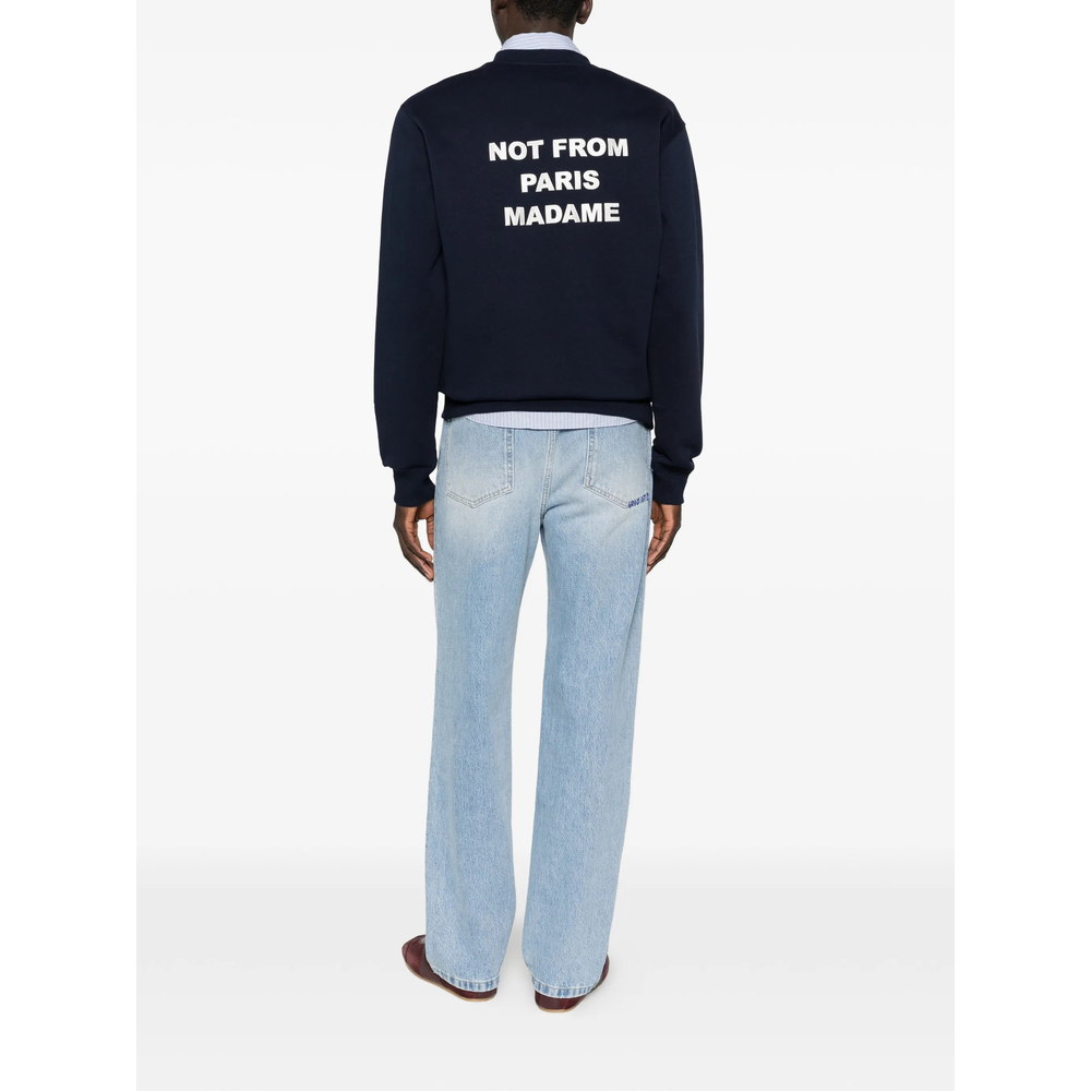 Sweatshirt Drole De Monsieur PERMSW149CO127NAVY (Drôle De Monsieur / スウェット・フーディー ) | Drôle De Monsieur (ドロールドムッシュ)(3)