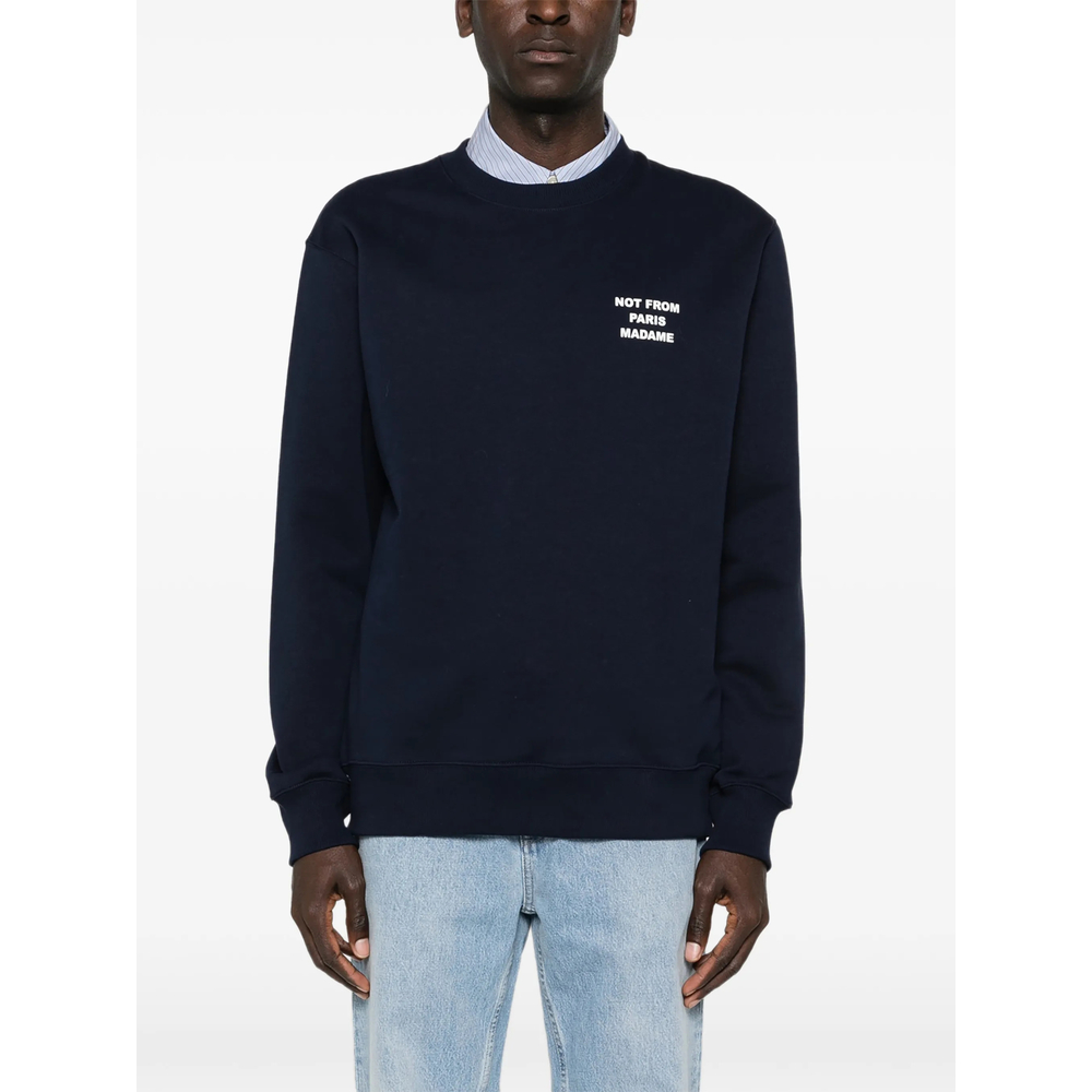 Sweatshirt Drole De Monsieur PERMSW149CO127NAVY (Drôle De Monsieur / スウェット・フーディー ) | Drôle De Monsieur (ドロールドムッシュ)(4)