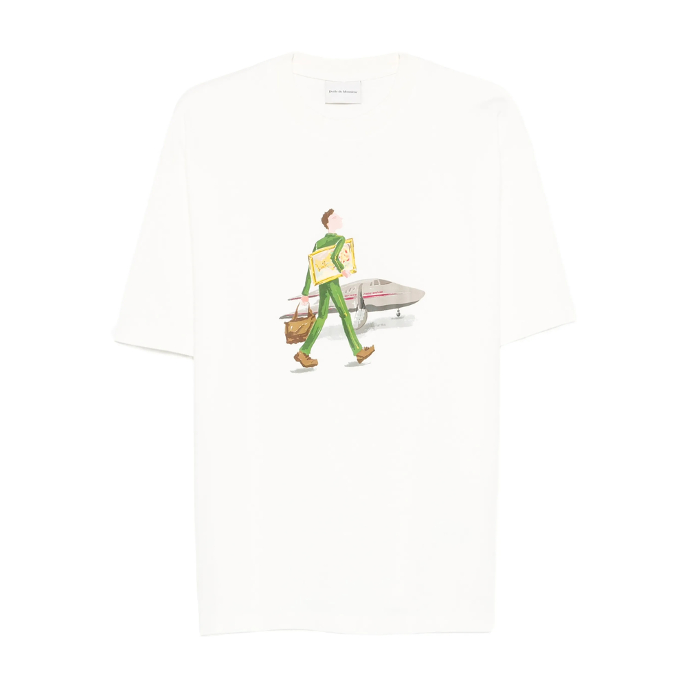 T-shirt Drole De Monsieur JTS290CO002OFFWH (Drôle De Monsieur / Tシャツ・カットソー ) | Drôle De Monsieur (ドロールドムッシュ)