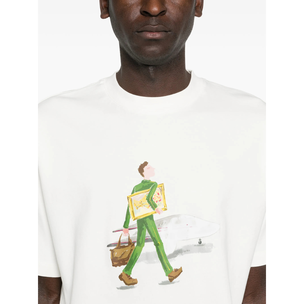 T-shirt Drole De Monsieur JTS290CO002OFFWH (Drôle De Monsieur / Tシャツ・カットソー ) | Drôle De Monsieur (ドロールドムッシュ)(1)