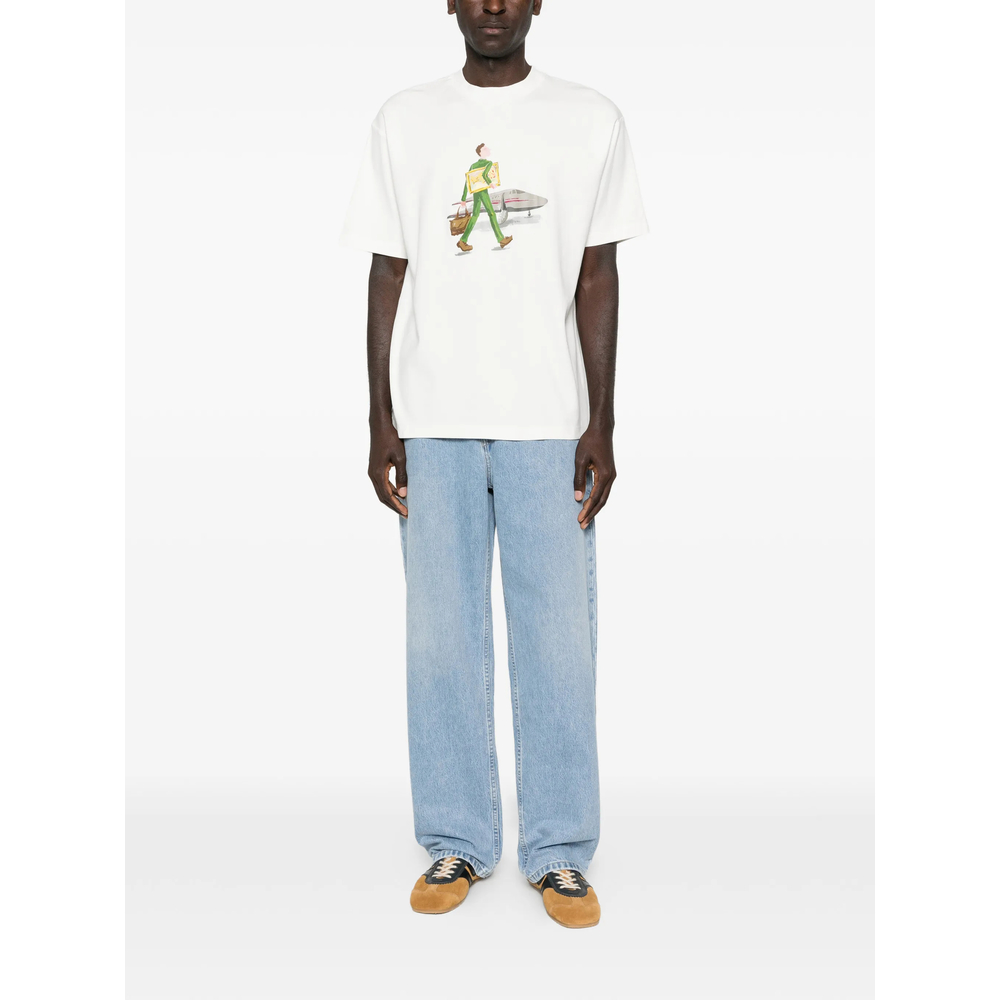 T-shirt Drole De Monsieur JTS290CO002OFFWH (Drôle De Monsieur / Tシャツ・カットソー ) | Drôle De Monsieur (ドロールドムッシュ)(4)