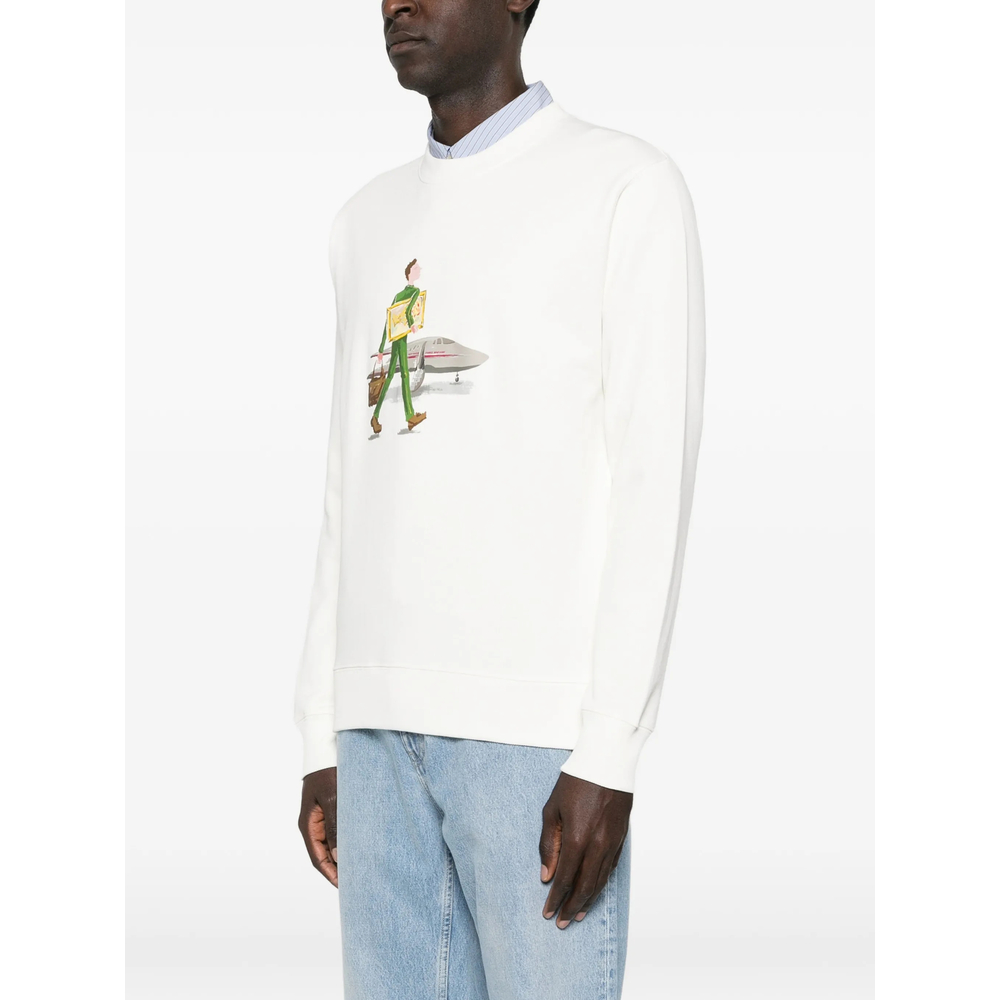 Sweatshirt Drole De Monsieur JSW187CO127OFFWH (Drôle De Monsieur / スウェット・フーディー ) | Drôle De Monsieur (ドロールドムッシュ)(1)