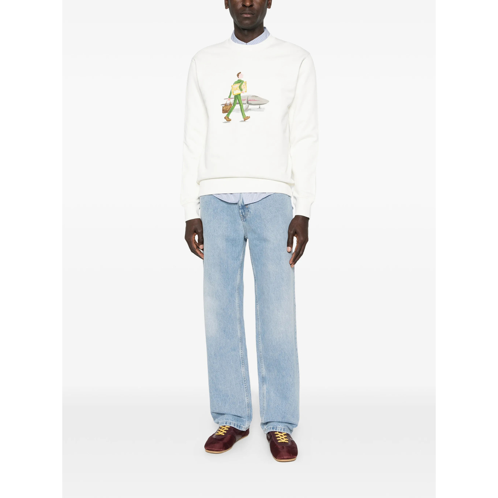 Sweatshirt Drole De Monsieur JSW187CO127OFFWH (Drôle De Monsieur / スウェット・フーディー ) | Drôle De Monsieur (ドロールドムッシュ)(4)