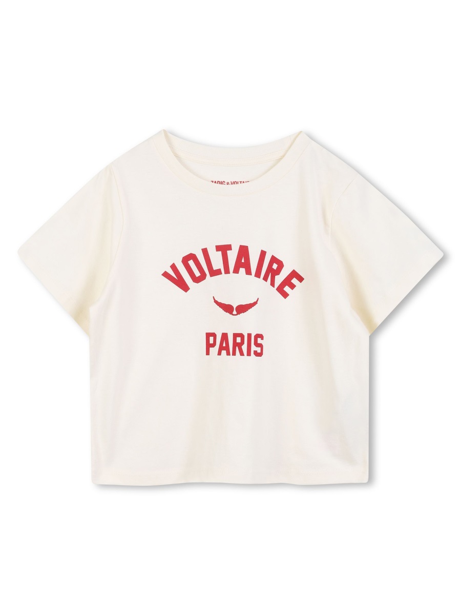 T-SHIRT WITH LOGO X60459K195 (ZADIG & VOLTAIRE / Tシャツ・カットソー ) | ZADIG & VOLTAIRE (ザディグ エ ヴォルテール)