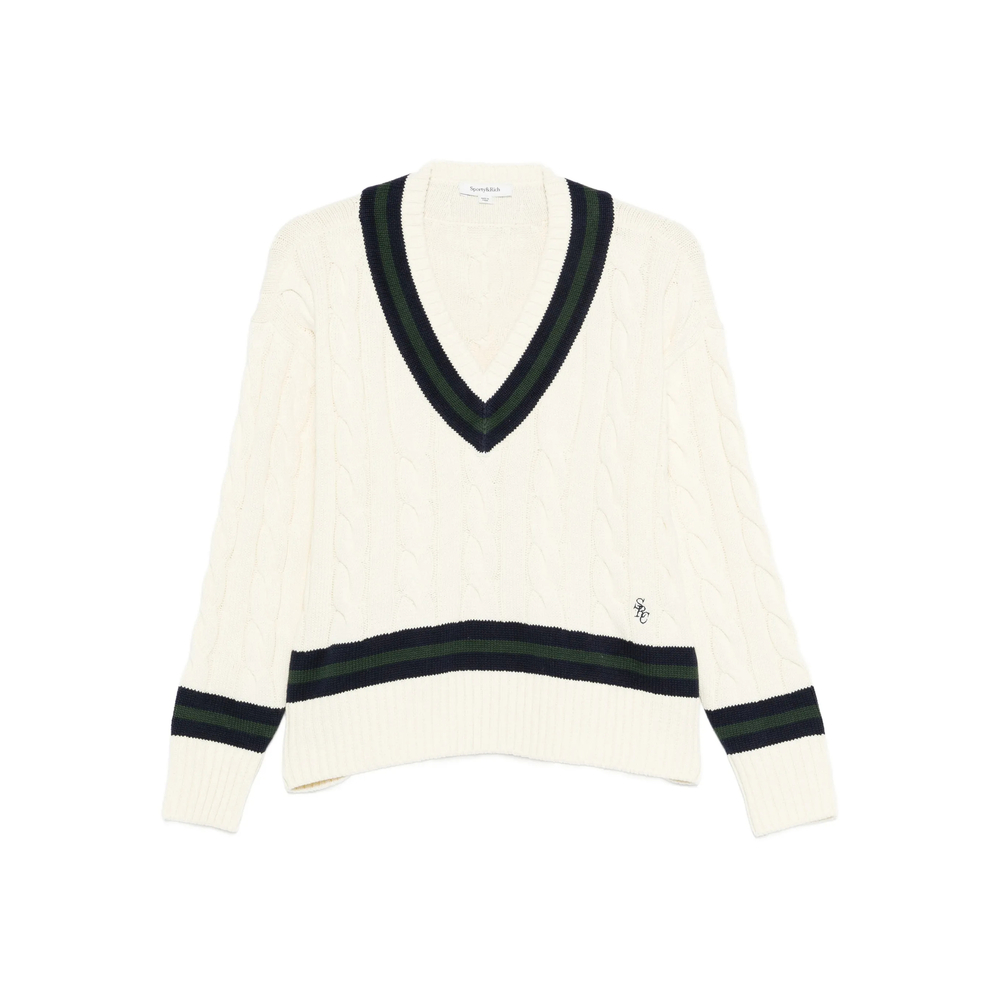 Sweater Sporty & Rich WS06561302WHECRU (Sporty & Rich / ニット・セーター・カーディガン ) | Sporty & Rich (スポーティアンドリッチ)