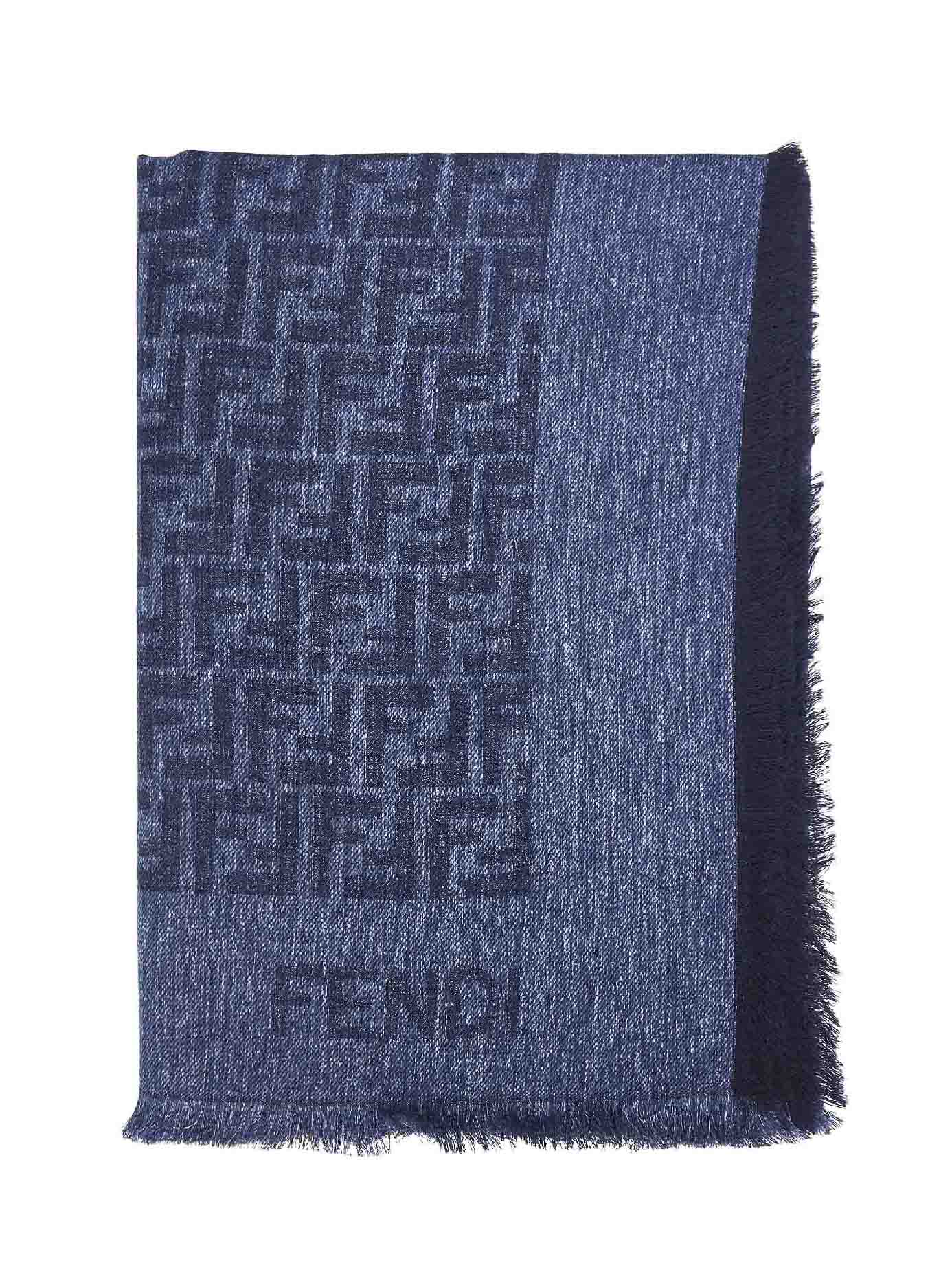 Fendi Scarfs Denim FXT069AWEWF0RU7 (FENDI / スカーフ・マフラー ) | FENDI (フェンディ)