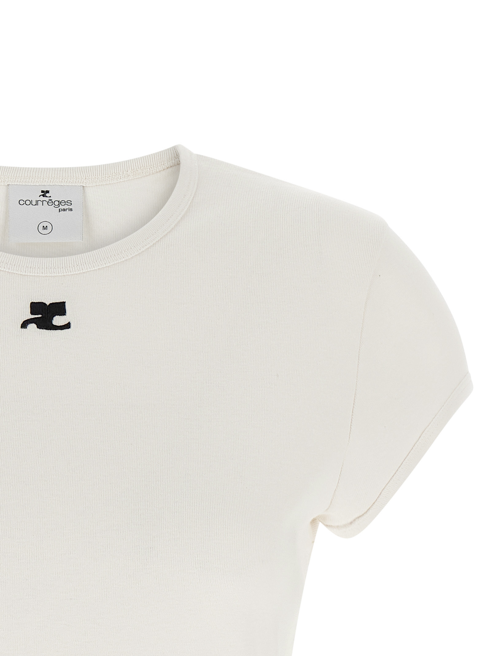 'Baby' T-shirt 126JTS240JS02030018 (Courrèges / Tシャツ・カットソー ) | Courrèges (クレージュ)(2)