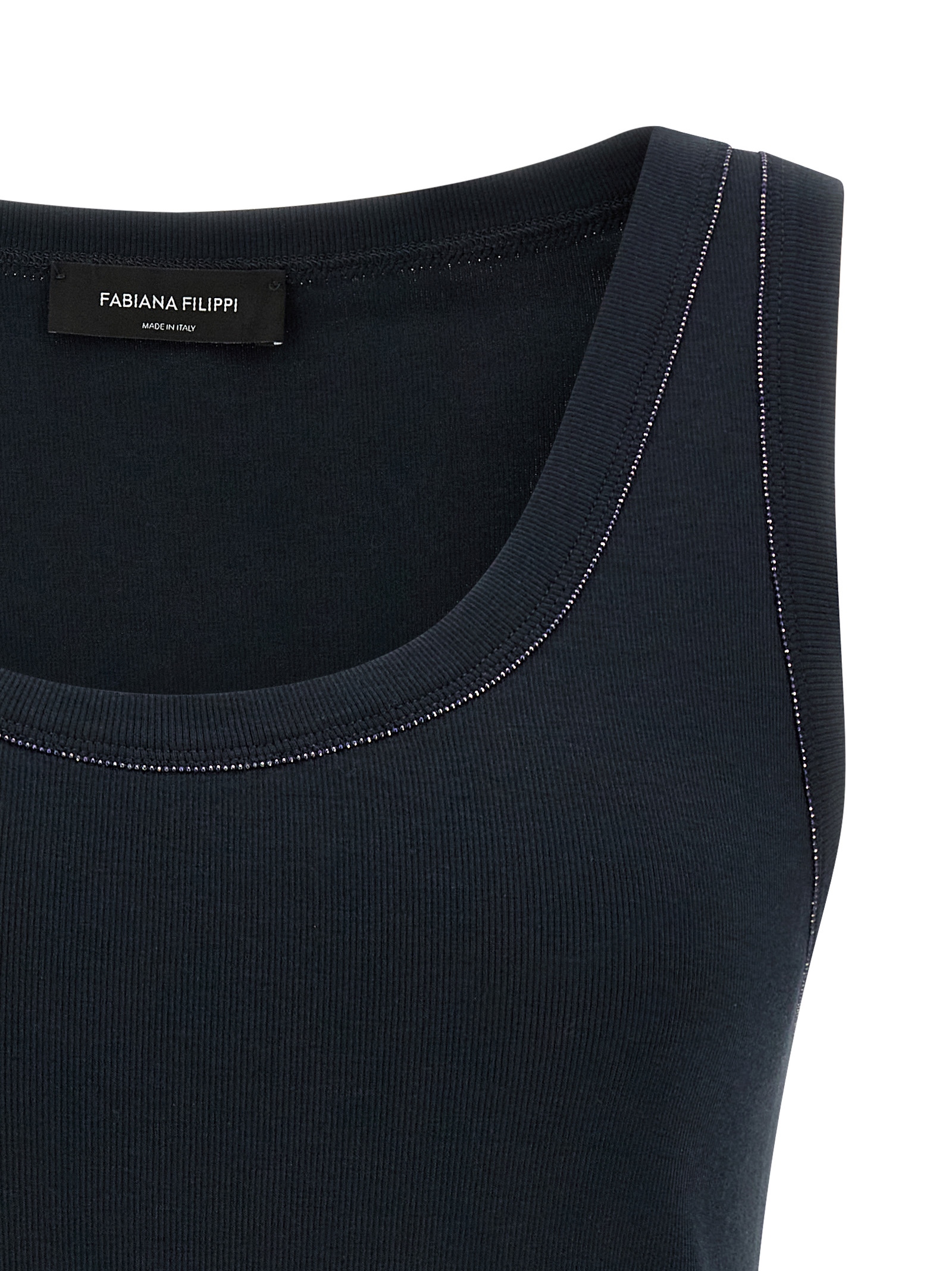 Cotton top JED266F602L8965146 (FABIANA FILIPPI / タンクトップ・キャミソール ) | FABIANA FILIPPI (ファビアナフィリッピ)(2)