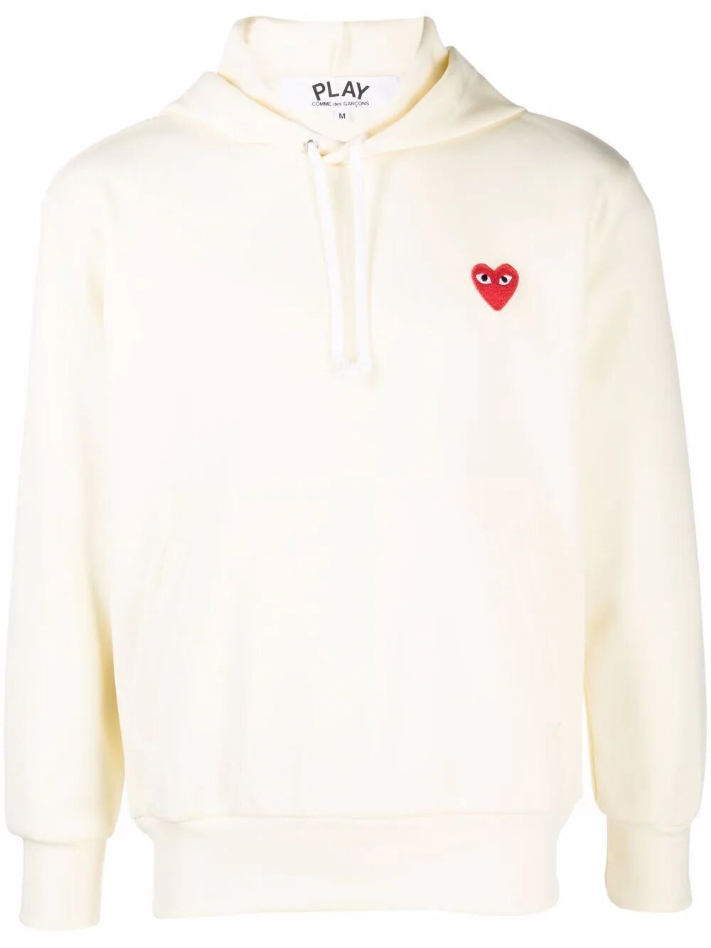 Hoodie with logo P1T174IVORY (PLAY Comme Des Garçons / スウェット・フーディー ) | PLAY Comme Des Garçons (プレイ コムデギャルソン)