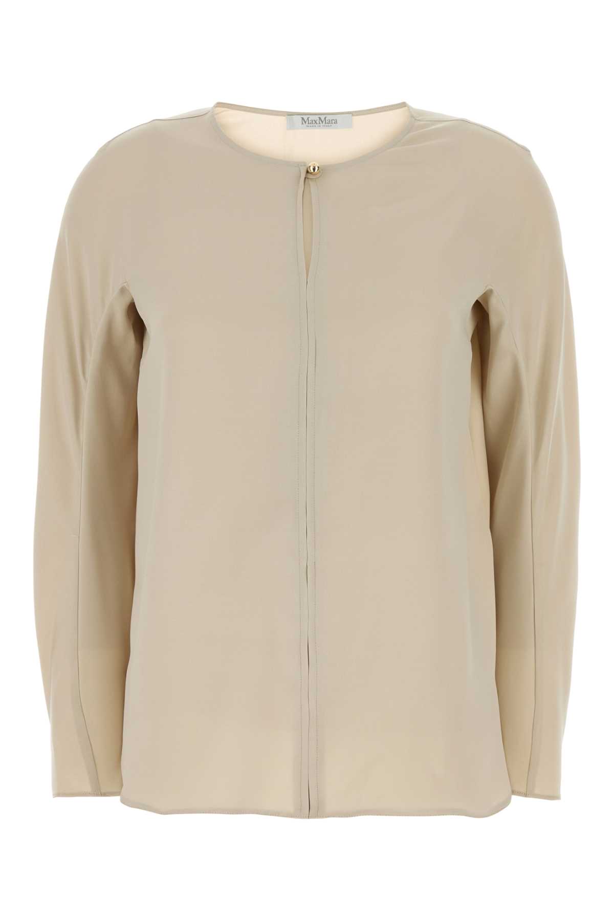 Sand stretch silk Mitico blouse 2611191018600016 (Max Mara / シャツ・ブラウス ) | Max Mara (マックスマーラ)