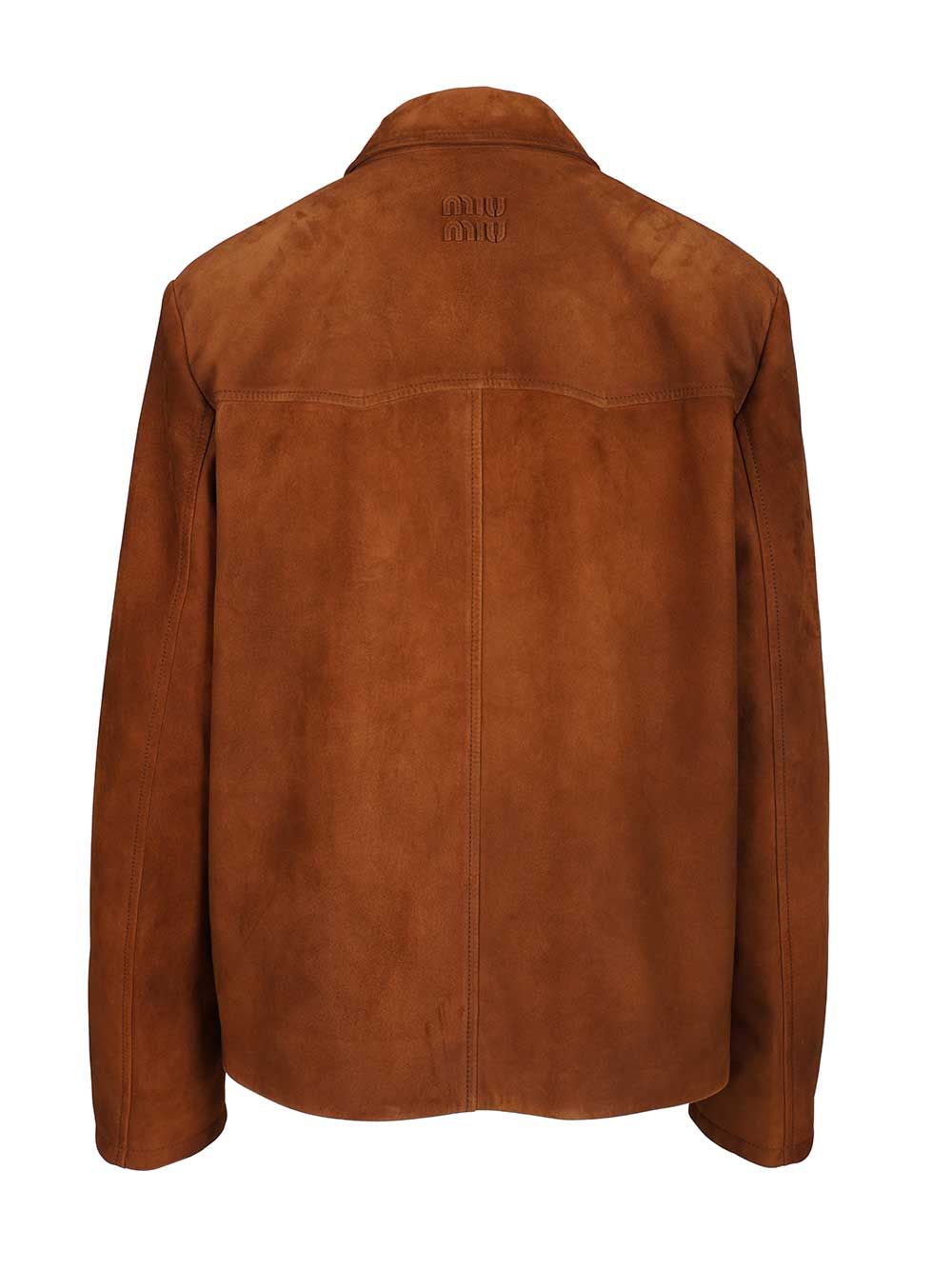 Suede jacket MPV948 (MIU MIU / レザー&ファージャケット・コート ) | MIU MIU (ミュウミュウ)(1)