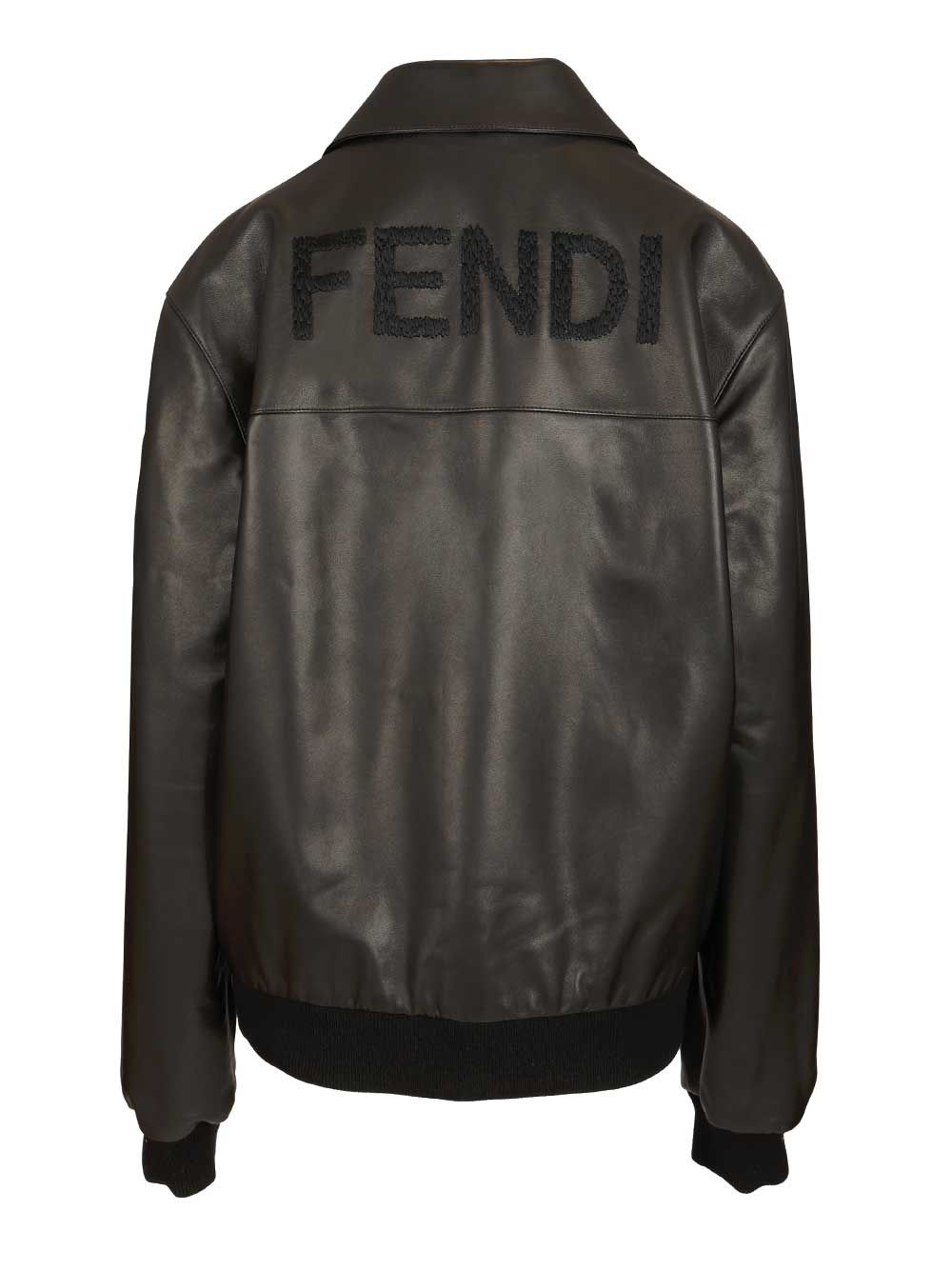 BLOUSON LEATHER FPJ139ATJZF0GME (FENDI / レザー&ファージャケット・コート ) | FENDI (フェンディ)(1)