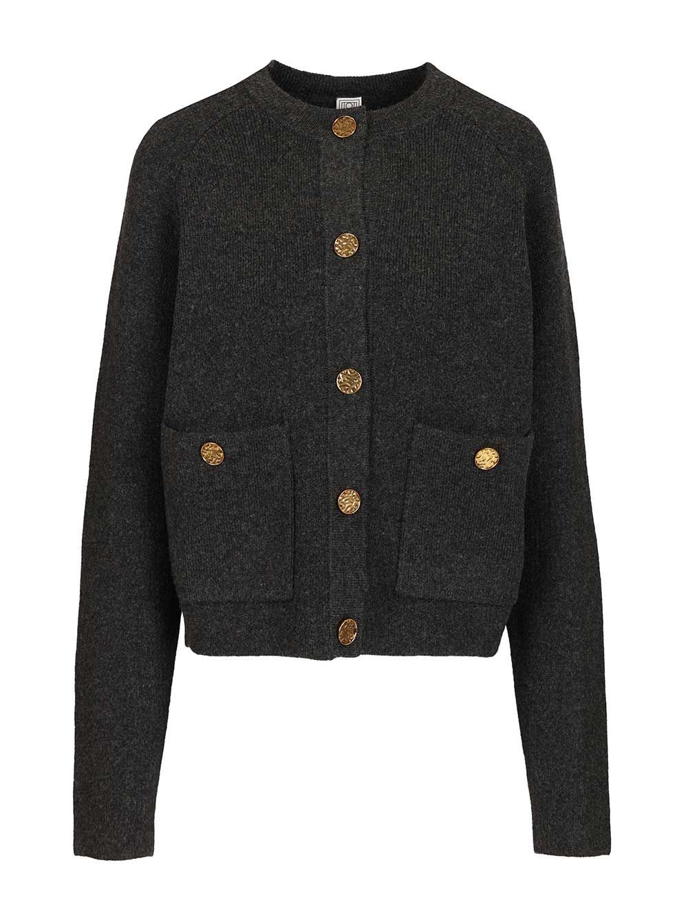 Hammered button cardigan 261WRT4357YA0279315 (TOTEME / ニット・セーター・カーディガン ) | TOTEME (トーテム)