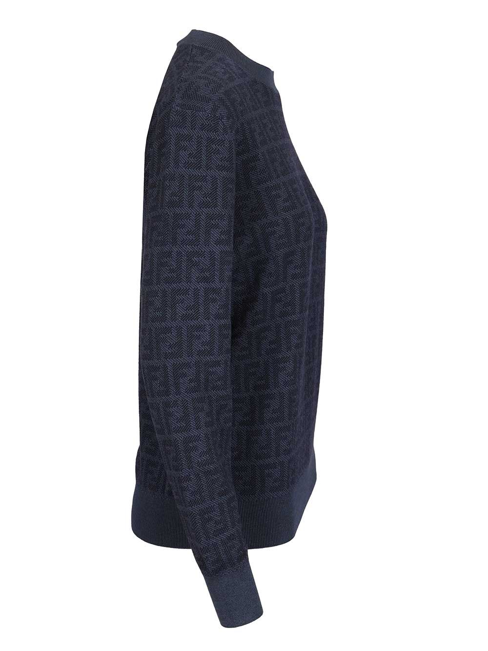 PULL FF DENIM KNIT FZXE39AYM1F1UKI (FENDI / ニット・セーター・カーディガン ) | FENDI (フェンディ)(2)