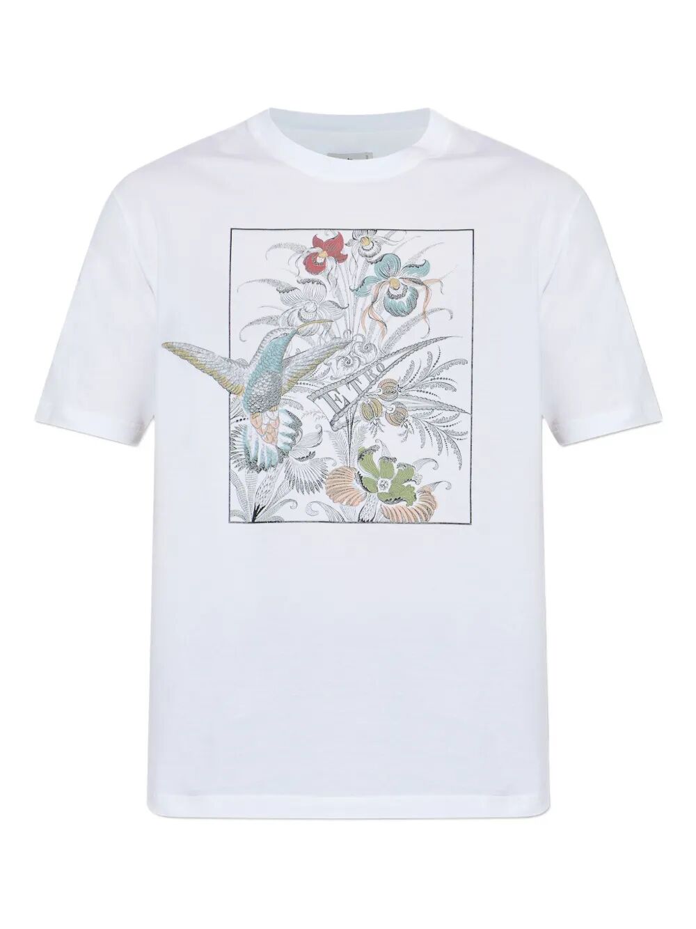 FLORAL-PRINT COTTON T-SHIRT MRMA0002AV902W0001 (ETRO / Tシャツ・カットソー ) | ETRO (エトロ)