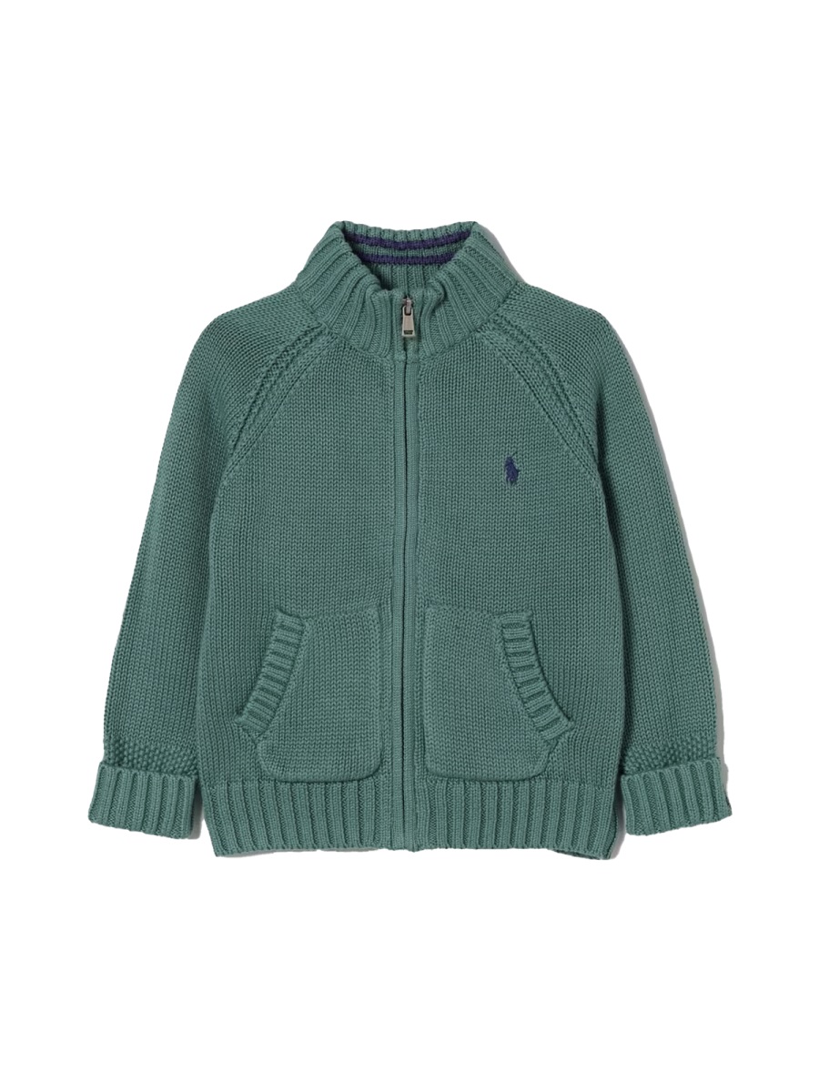 SHIRT WITH ZIP. 320970428B002FAIRWAYGREEN (Polo Ralph Lauren / ニット・セーター・カーディガン ) | Polo Ralph Lauren (ポロ ラルフ ローレン)