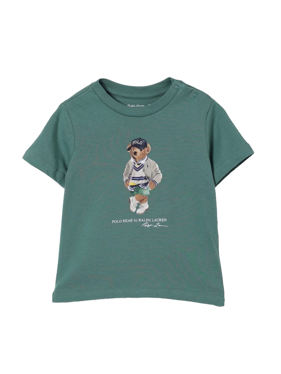 T-SHIRT WITH LOGO 320973121B001FAIRWAYGREENBEAR (Polo Ralph Lauren / Tシャツ・カットソー ) | Polo Ralph Lauren (ポロ ラルフ ローレン)
