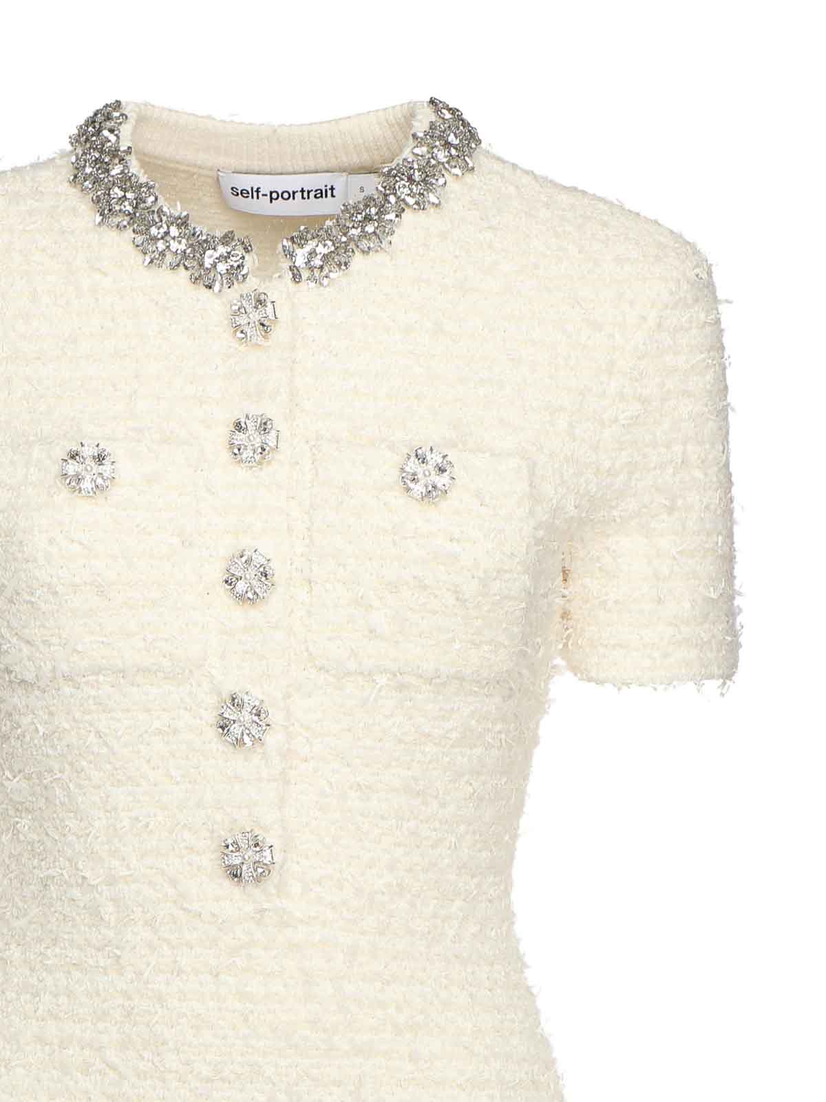 Boucl Knit Mini Dress AW25028SC (self-portrait / ワンピース・ドレス・オールインワン ) | self-portrait (セルフ・ポートレイト)(1)