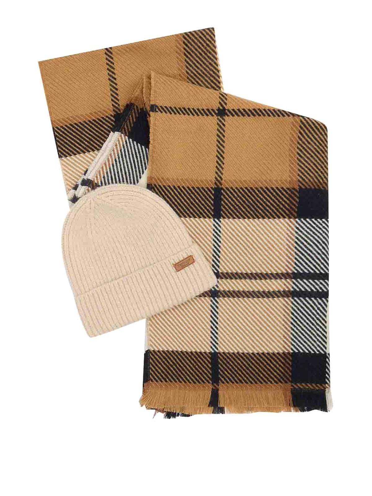 Pendle Beanie&Ampblair Scarf Set LGS0094BR52 (Barbour / スカーフ・マフラー ) | Barbour (バブアー)
