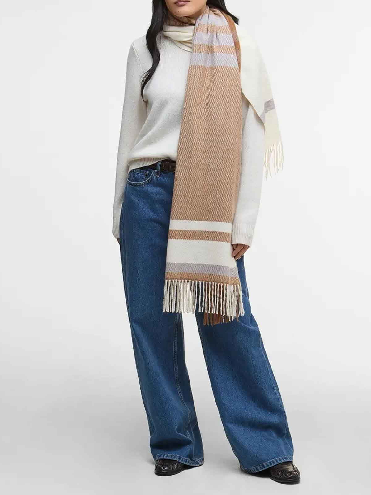 Harriet Twill Scarf LSC0475BR51 (Barbour / スカーフ・マフラー ) | Barbour (バブアー)(2)