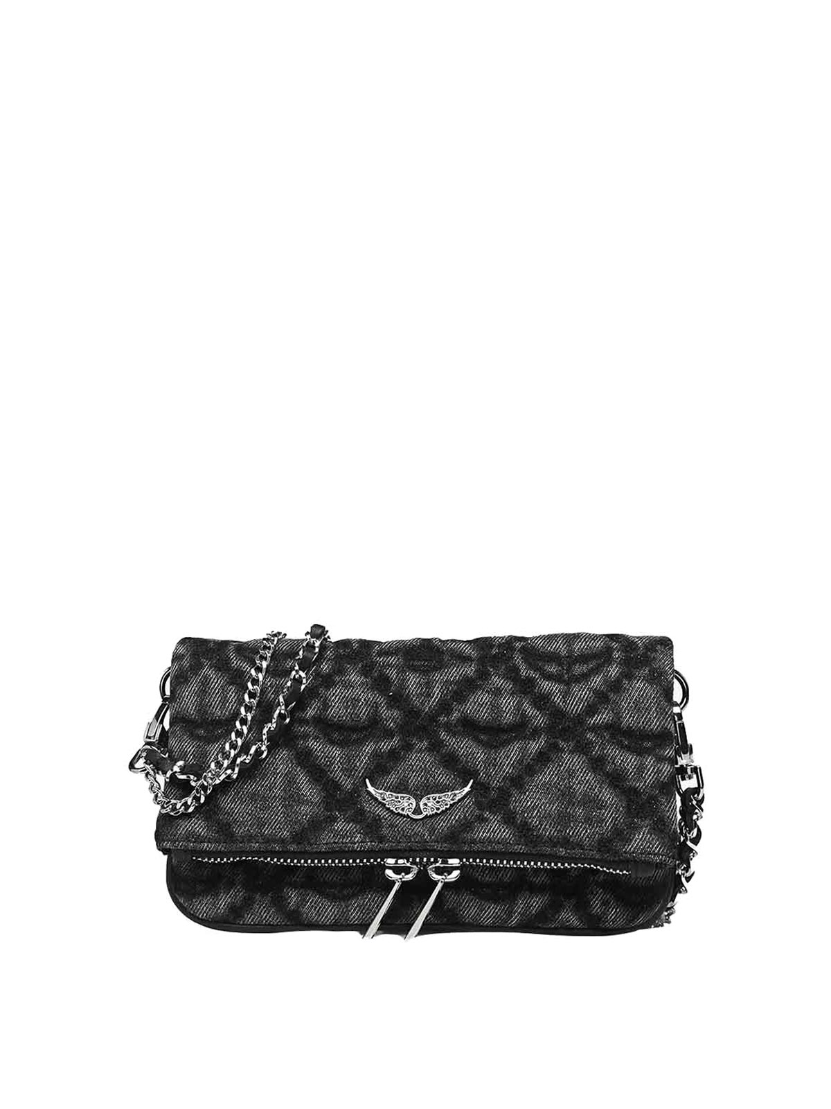 Rock Nano Denim Monogram LWBA04038ROAD (ZADIG & VOLTAIRE / ハンドバッグ・ショルダーバッグ ) | ZADIG & VOLTAIRE (ザディグ エ ヴォルテール)