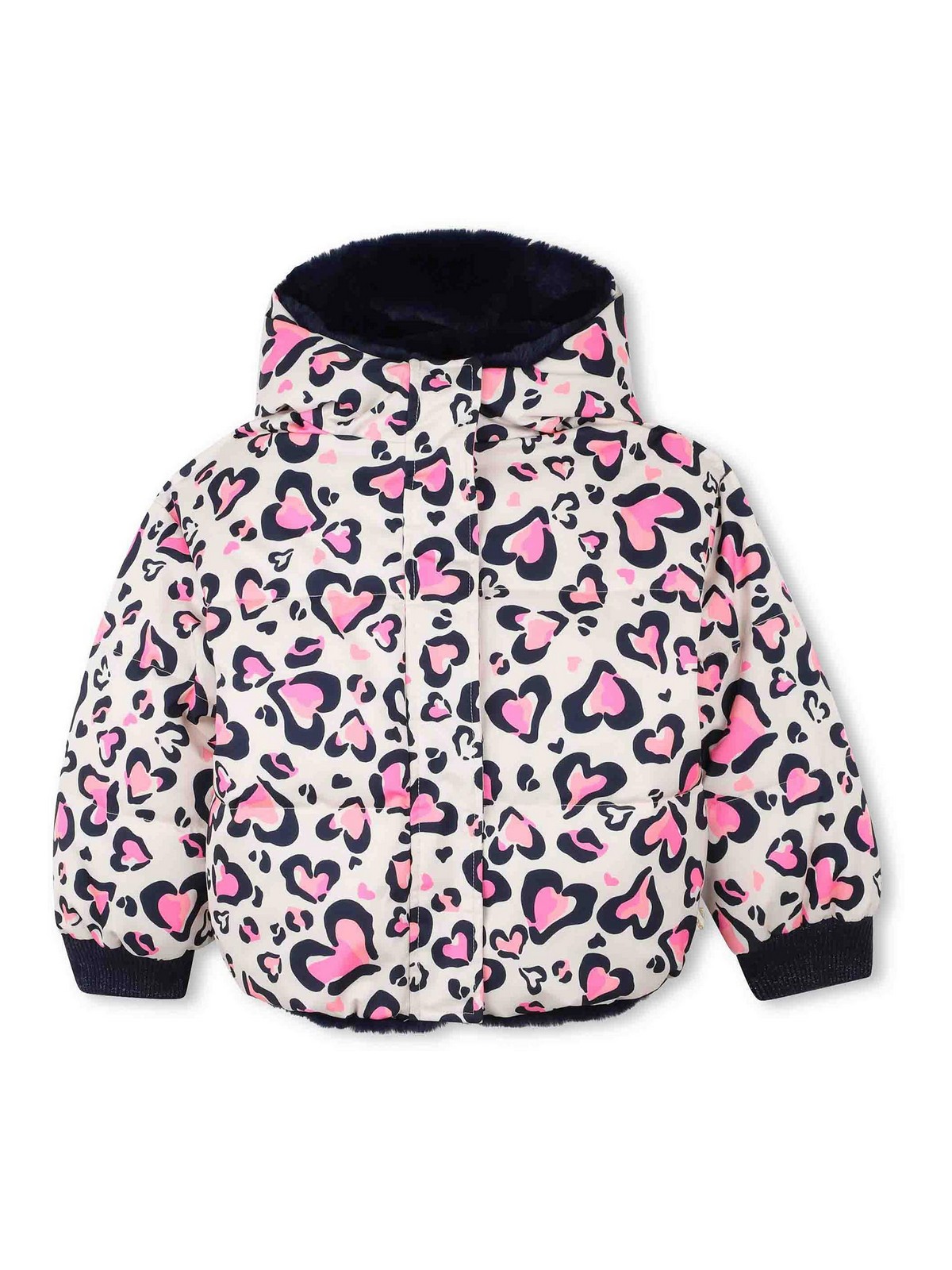 Down jacket with heart print U2135547V (Billieblush / ダウンジャケット・コート ) | Billieblush (ビリーブラッシュ)