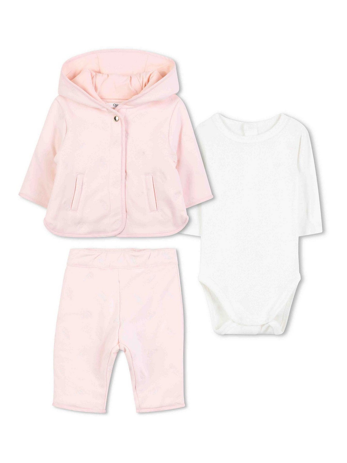 3 Piece Pink Set C2078245Q (Chloé / スウェット・フーディー ) | Chloé (クロエ)