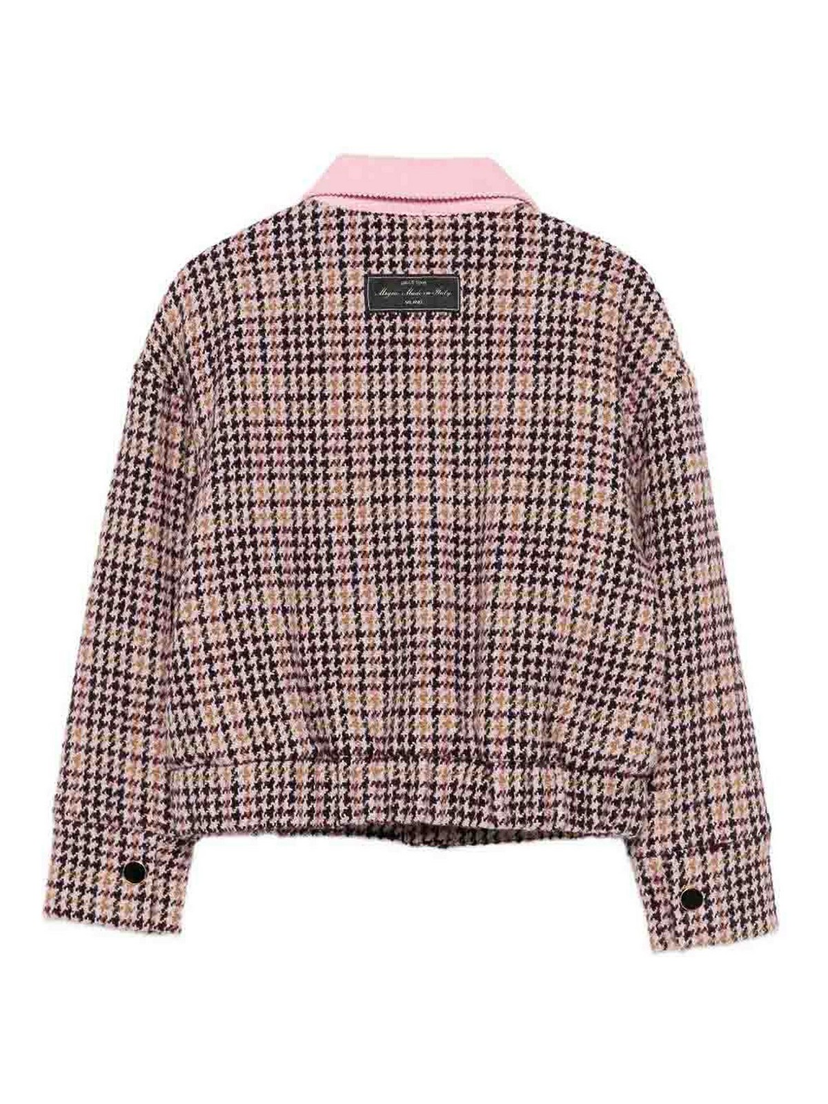 Jacket with houndstooth motif F5MSJGCO139MS034 (MSGM / カジュアルジャケット ) | MSGM (エムエスジーエム)(1)