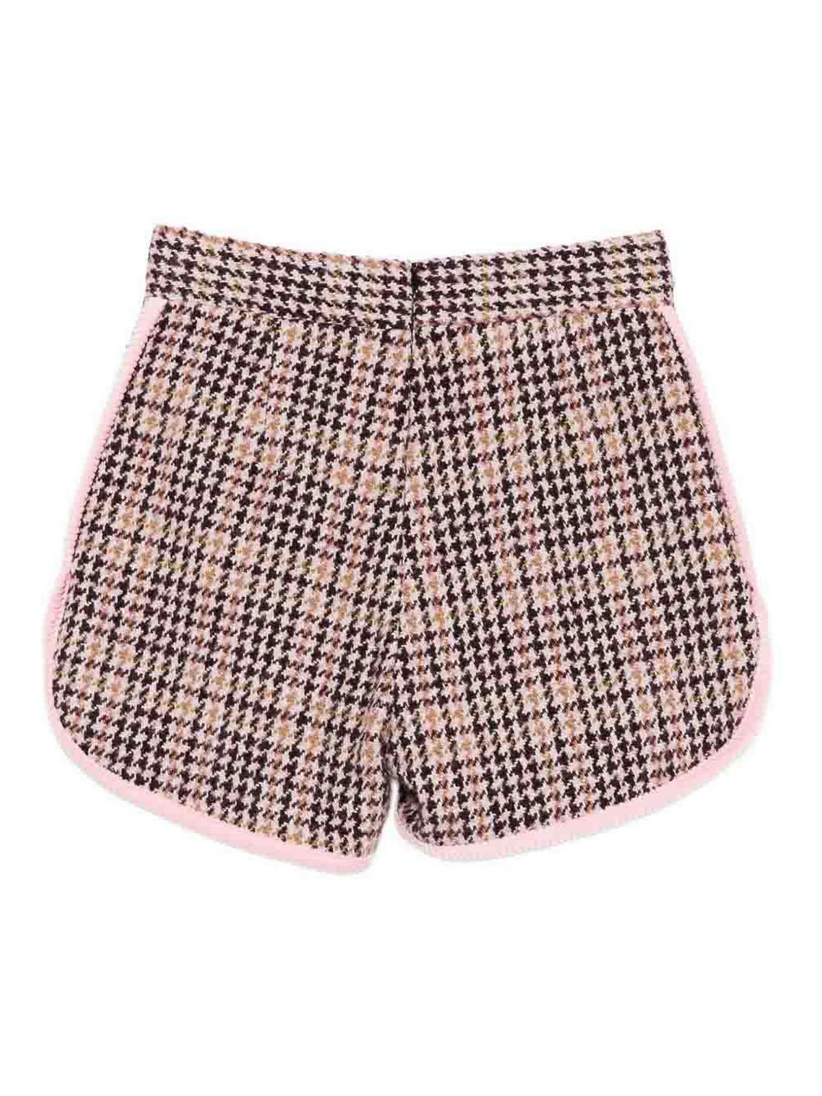 Shorts With Houndstooth Pattern F5MSJGSH140MS034 (MSGM / ショートパンツ ) | MSGM (エムエスジーエム)(1)